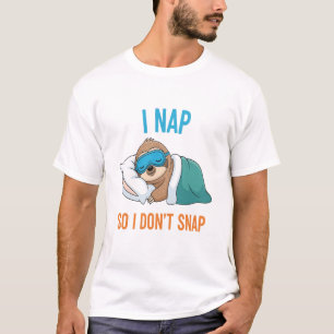 Camiseta Duermo la siesta para no estallar Sloth divertido