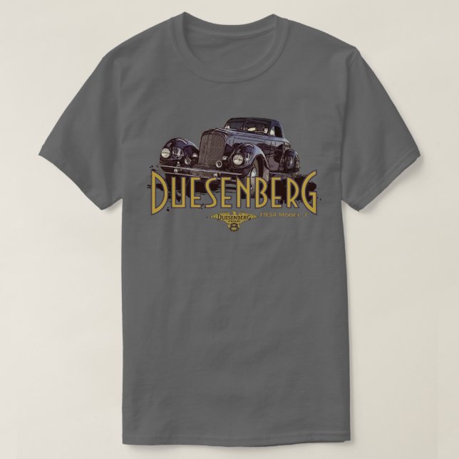 Camiseta Duesenberg Modelo J (Diseño del anverso)