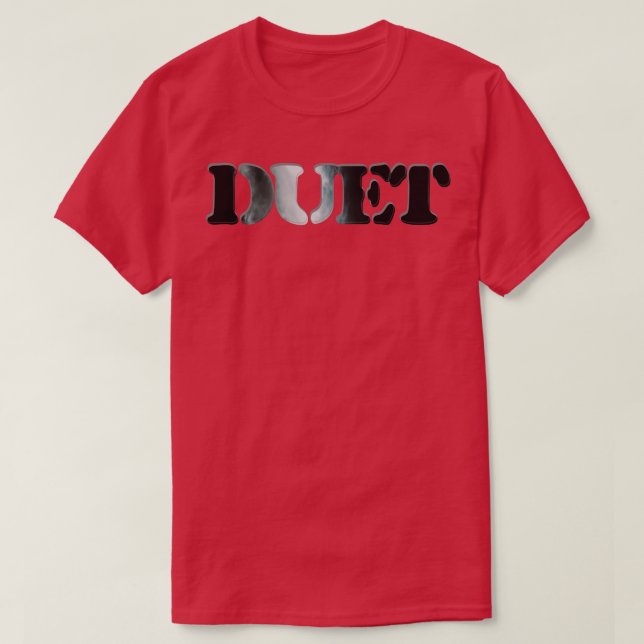 CAMISETA DUET (Diseño del anverso)