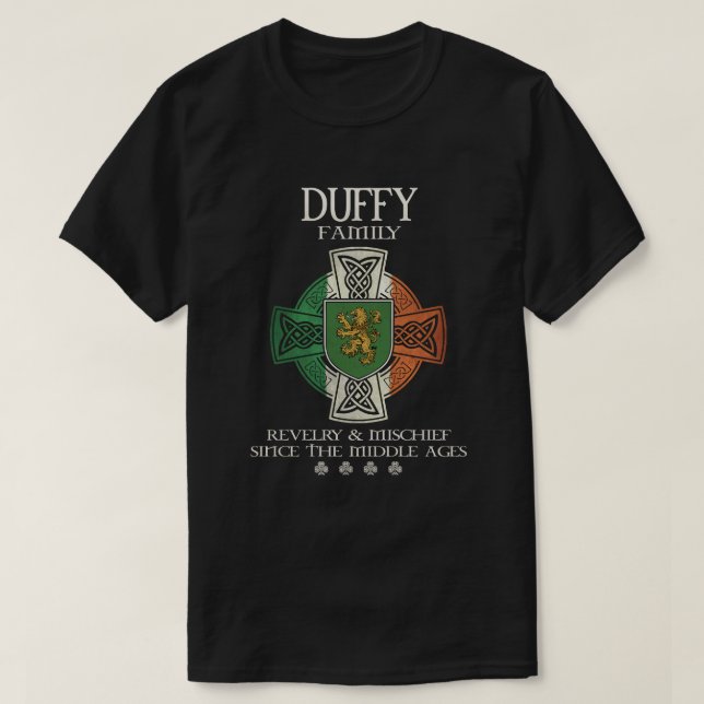 Camiseta Duffy Family Ireland Duffy apellidos (Diseño del anverso)