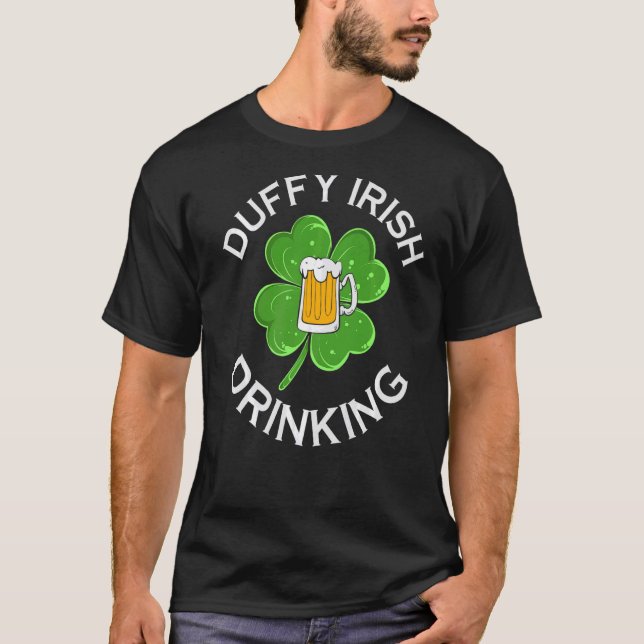 Camiseta Duffy Irish Bebe St Patricks Day Shamrock Beer (Anverso)
