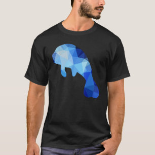 Camiseta Dugón Manatí Vaca Marina Oceanólogo Geometría
