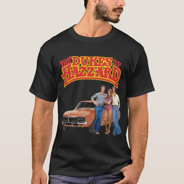 Camiseta Dukes of hazzard programa de tv chico 80s (Anverso)