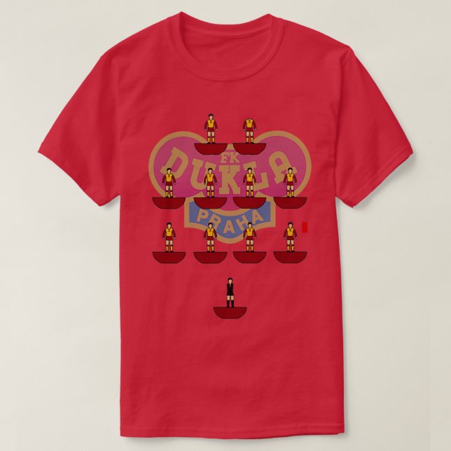 Camiseta Dukla Prague Away Kit 1 (Diseño del anverso)