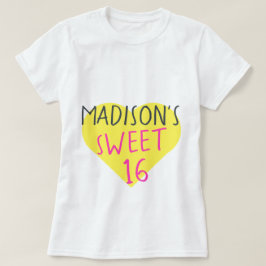 Camiseta Dulce 16 16º cumpleaños