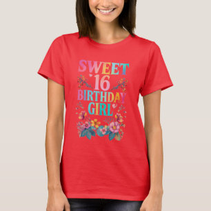 Camiseta Dulce 16 Chica de cumpleaños