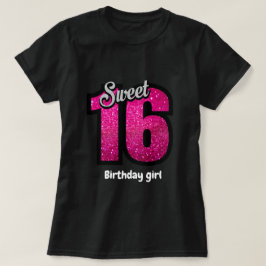 Camiseta dulce 16 cumpleaños