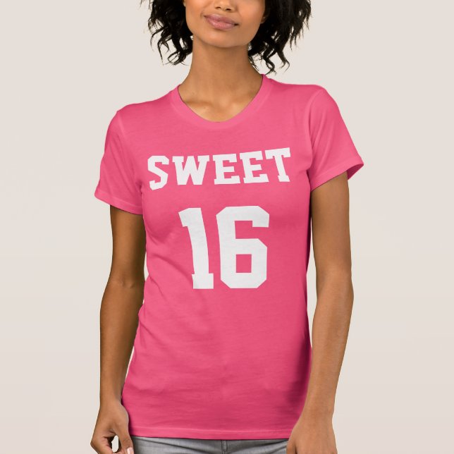 Camiseta Dulce 16° cumpleaños (Anverso)