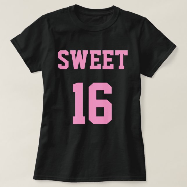 Camiseta Dulce 16° cumpleaños (Diseño del anverso)