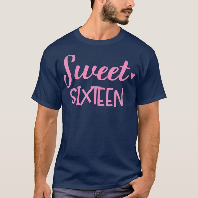Camiseta Dulce 16 Cumpleaños para Chicas de la tercera edad (Anverso)