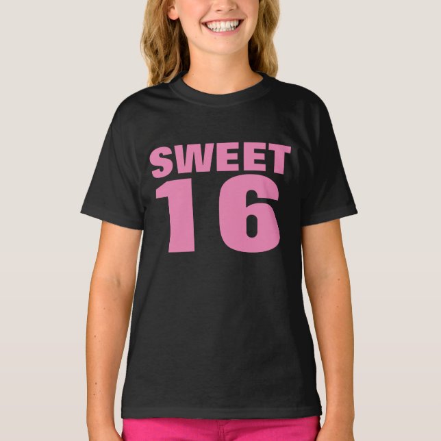 CAMISETA DULCE 16 DIECISÉIS CHICAS T-SHIRTS TEES (Anverso)