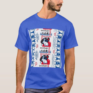 Camiseta Dulce amigo amigo de conejo blanco