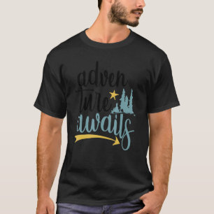 Camiseta Dulce aventura espera Camping al aire libre Aventu