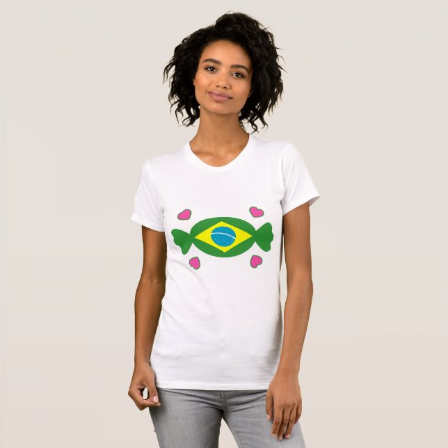 Camiseta Dulce brasileño (Anverso completo)