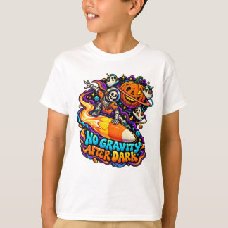 Camiseta Dulce Cometa Esqueleto Espacio Halloween