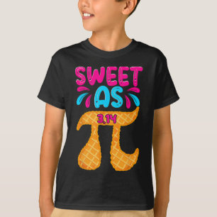 Camiseta Dulce Como 3.14 Pie Gracioso Día De Pi Math Profes