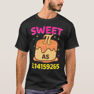 Camiseta Dulce Como 3 Símbolo Pi De 14 Pi Day Niños Jóvenes
