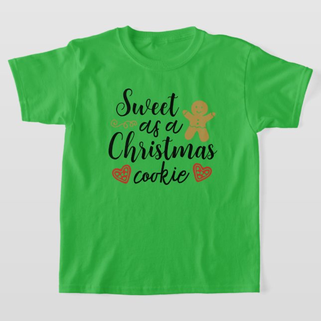 Camiseta Dulce como la galleta de los Navidades (Distribución)