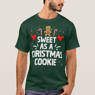 Camiseta Dulce como Navidad Cookie Xmas Gingerbread Man B