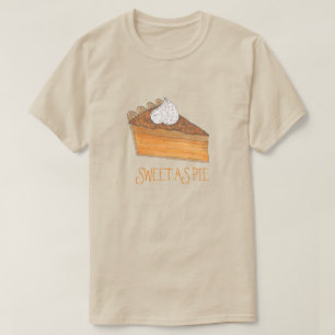 Camiseta Dulce como pastel de patata dulce postre navideño