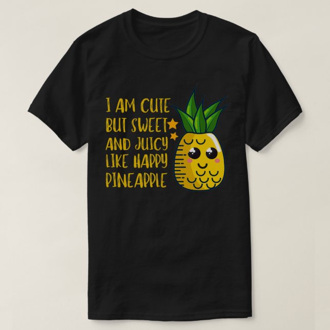 CAMISETA DULCE COMO PINEAPPLE (Diseño del anverso)