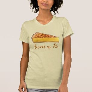 Camiseta Dulce como postre sureño de ajedrez de Virginia Pi