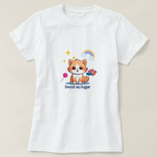 Camiseta Dulce como sugar duro como lacayo de uñas