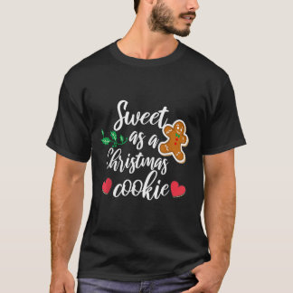 Camiseta Dulce como una galleta de Navidad - Galleta, Navid