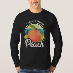 Camiseta Dulce como una Georgia Peach Funny GA Peach State