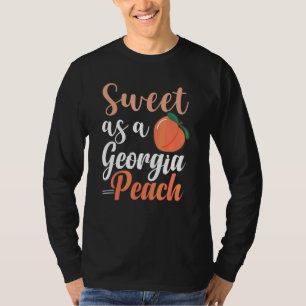 Camiseta Dulce como una melocotón de Georgia Estado de Melo