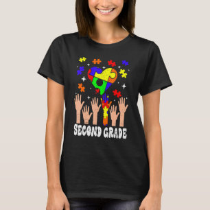 Camiseta Dulce corazón de 2do grado Conciencia del autismo