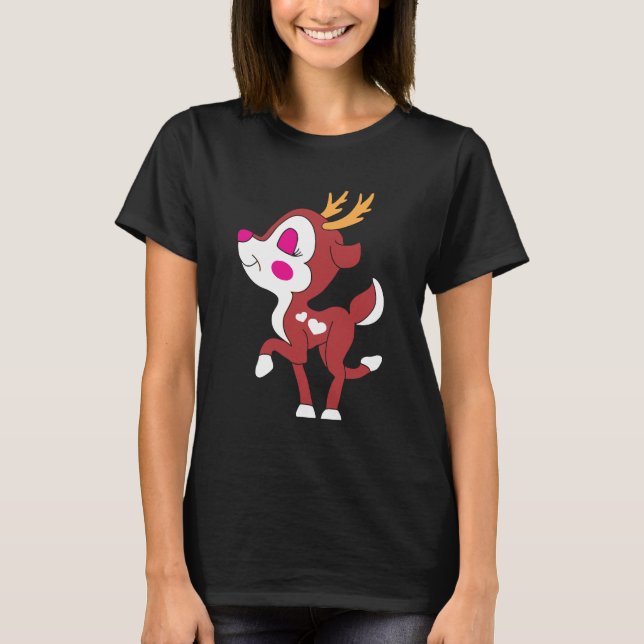 Camiseta Dulce cría de gacela (Anverso)