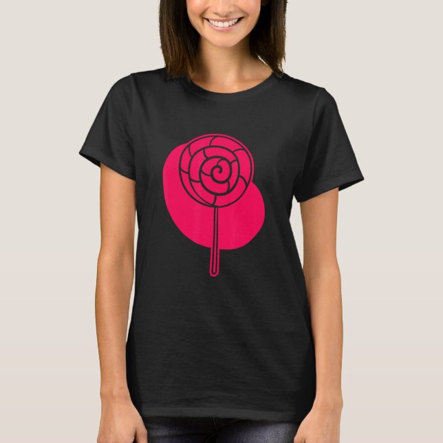 Camiseta Dulce de Candies de Lollipop (Anverso)