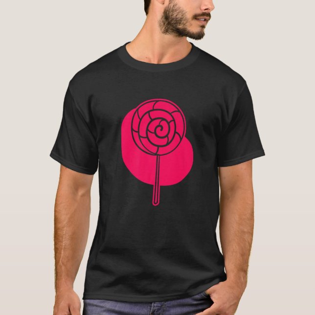 Camiseta Dulce de Candies de Lollipop (Anverso)