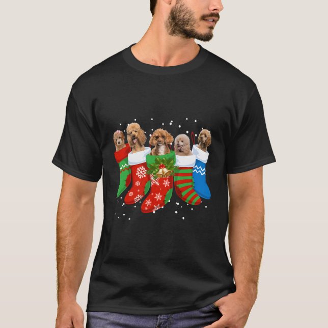 Camiseta Dulce de caniche de perro de caniche zócalos regal (Anverso)