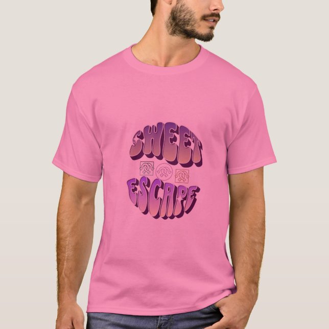 Camiseta Dulce de Escape y Zapatos de Aventura (Anverso)