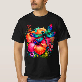 CAMISETA DULCE DE FLORES CLÁSICOS DRAGONFLY