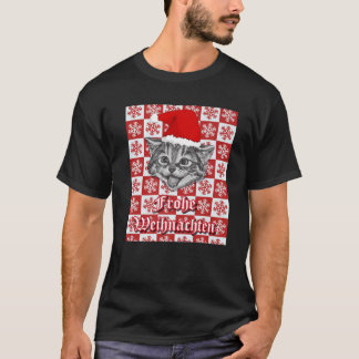 Camiseta Dulce de gato de navidad Feliz Navidad Gato Feo Du