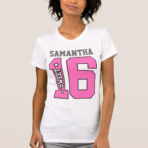 Camiseta Dulce Dieciséis Camisas Personalizadas