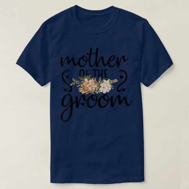 Camiseta Dulce diseño de flores de boda para ducha de novia (Diseño del anverso)