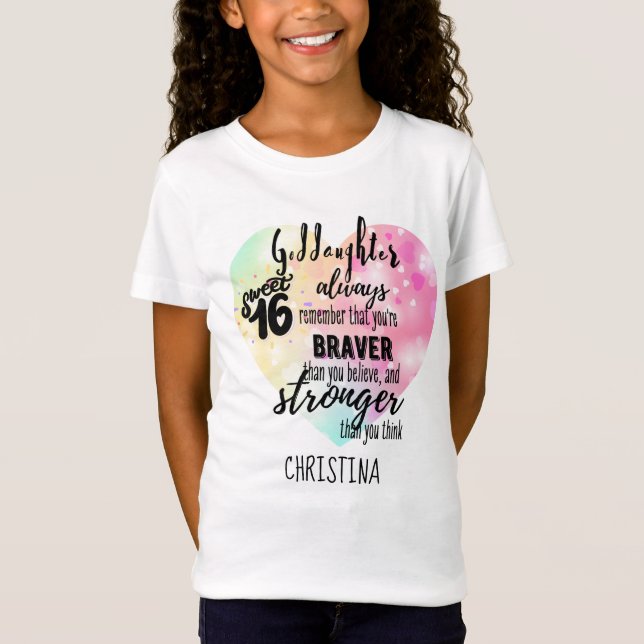 Camiseta Dulce Dulce16 Cita regalo más fuerte (Anverso)
