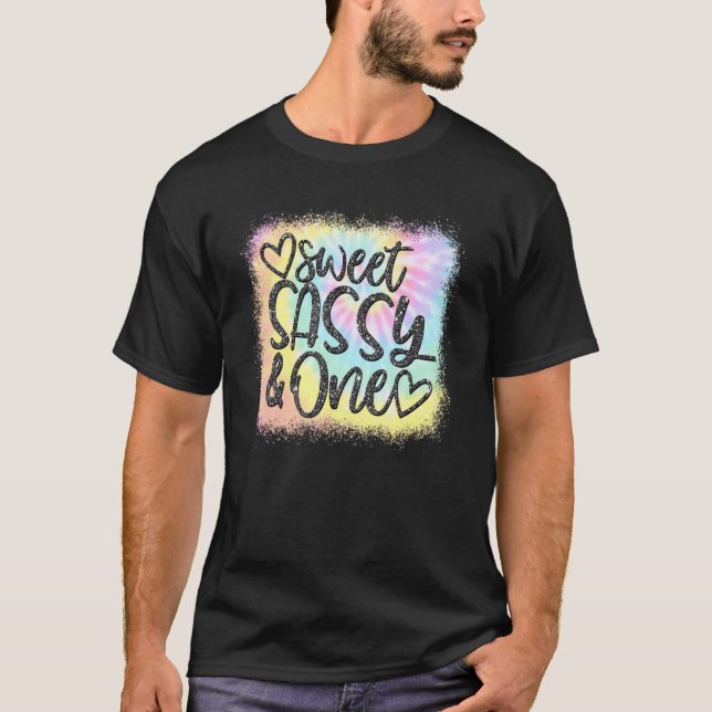 Camiseta Dulce dulce blanqueado y con un Chica (Anverso)