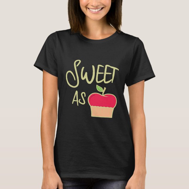 Camiseta Dulce dulce como chefs de Apple Pie (Anverso)