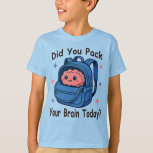 Camiseta Dulce “¿Empacaste tu cerebro hoy?” juego de palabr