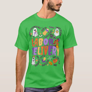 Camiseta Dulce enfermera de Halloween Labor y Parto Hallowe
