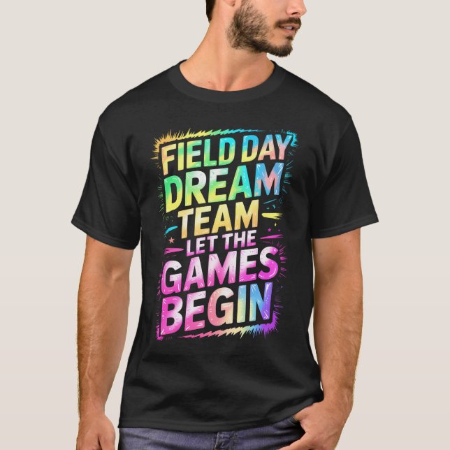 Camiseta Dulce Equipo de Ensueño de Día de Campo Que Comien (Anverso)