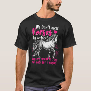 Camiseta Dulce equitación No nos encontramos con caballos p