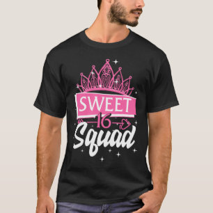 Camiseta Dulce Escuadrón 16, Hola Dieciséis Est 2005, 16