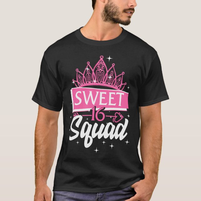 Camiseta Dulce Escuadrón 16, Hola Dieciséis Est 2005, 16 (Anverso)