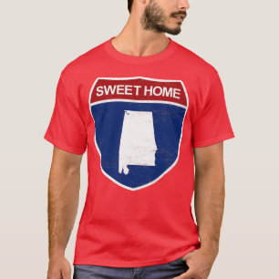 Camiseta Dulce estado de la música clásica rock de Alabama
